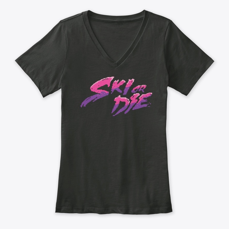 Candy Boy Ski or Die Pixel art Logo