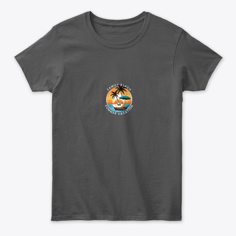 T-Shirt Design-Beach Summer Vacation