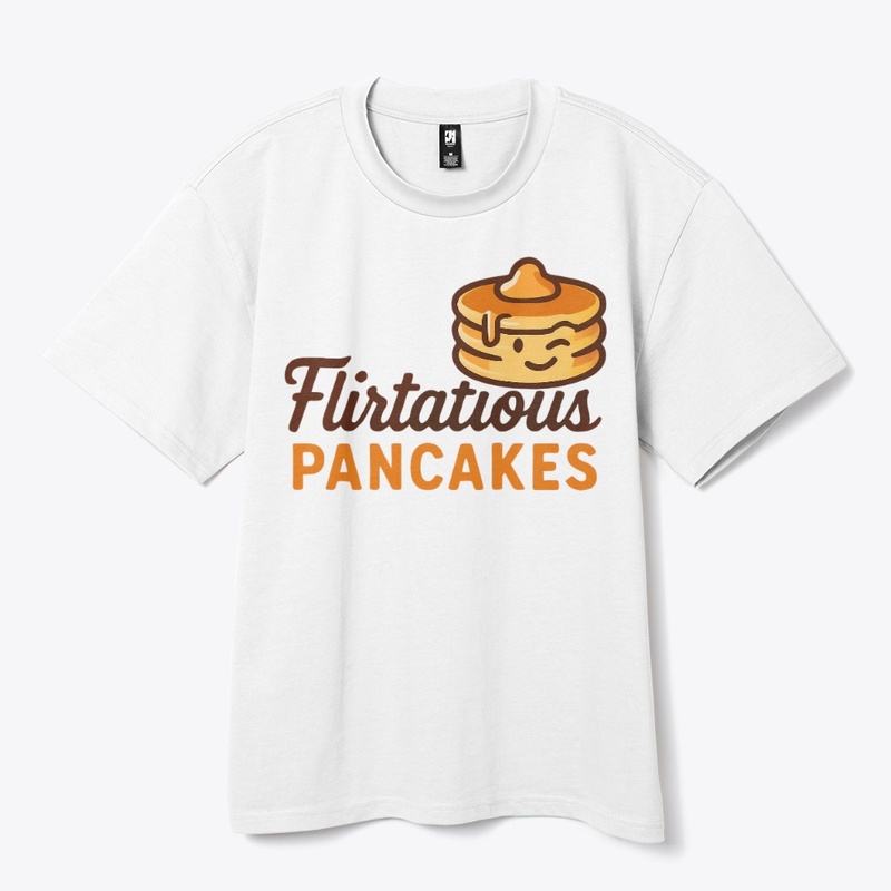 Flirtatious Pancakes Logo Merch