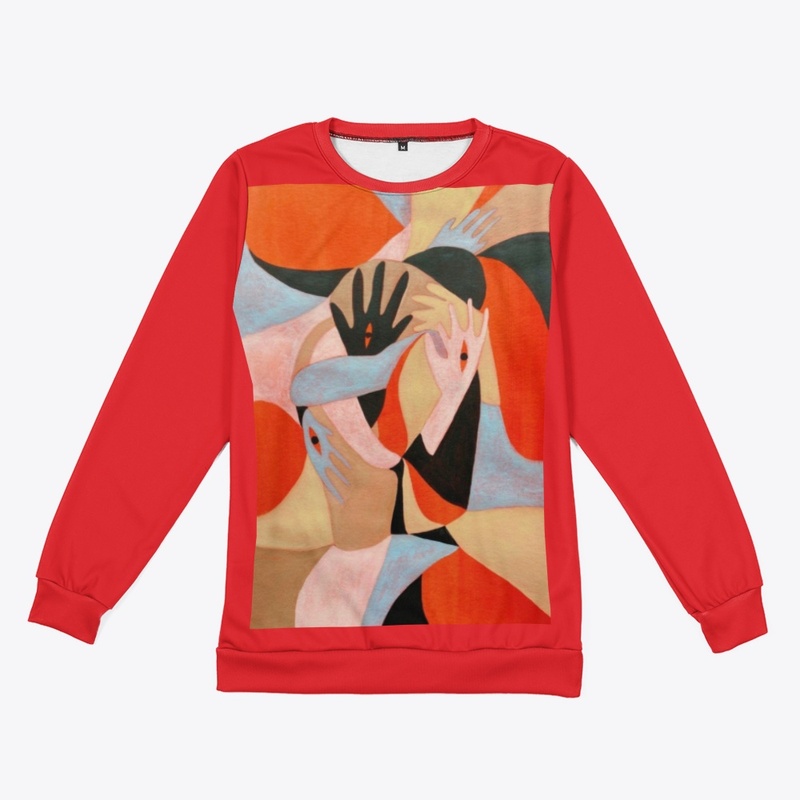 abstract figurative canva art