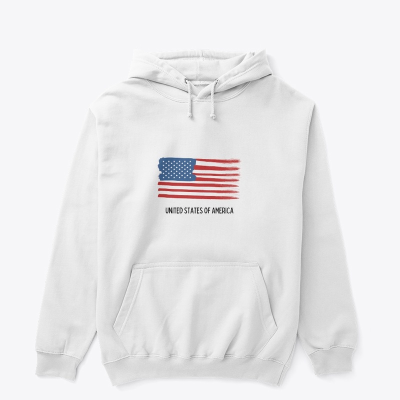 "united states america" white t-shirt 