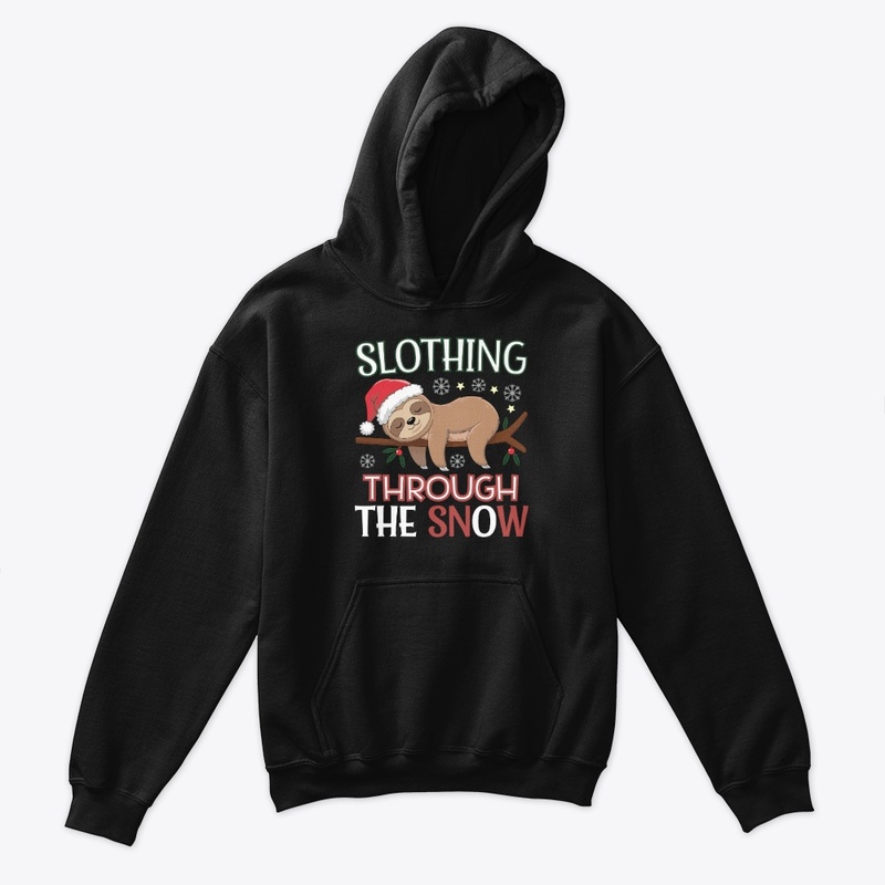 Sleeping Sloth Christmas T-shirt Gift