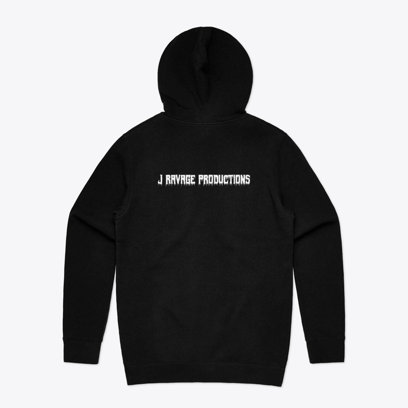 J Ravage Merch With White Text