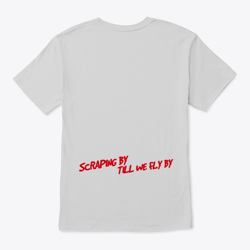 Scraping by men's tee