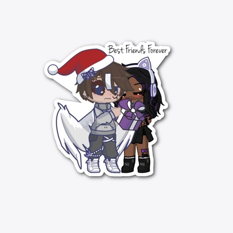Best Friends Forever Sticker & Sweater Standard Kaos Front