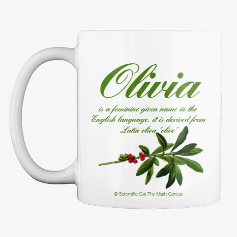 Personalize Name "Olivia & Meaning" Mug