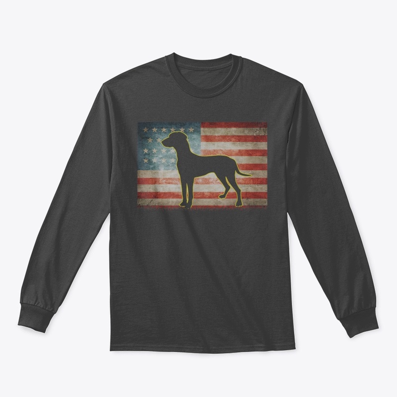 Mouth Cur Dog 4th of July American Flag