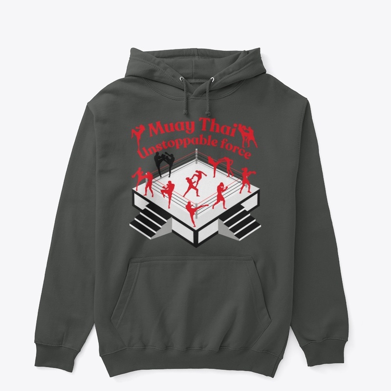 Force muay thai boxing fighter hoodie