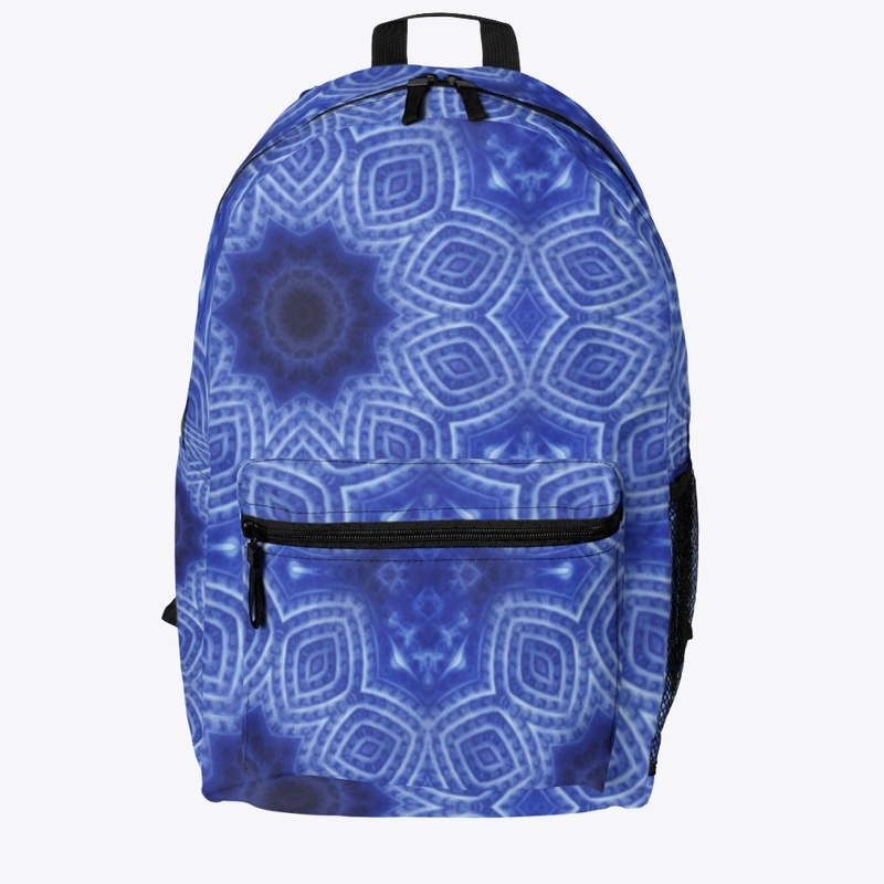 Blue and White Kaleidoscope