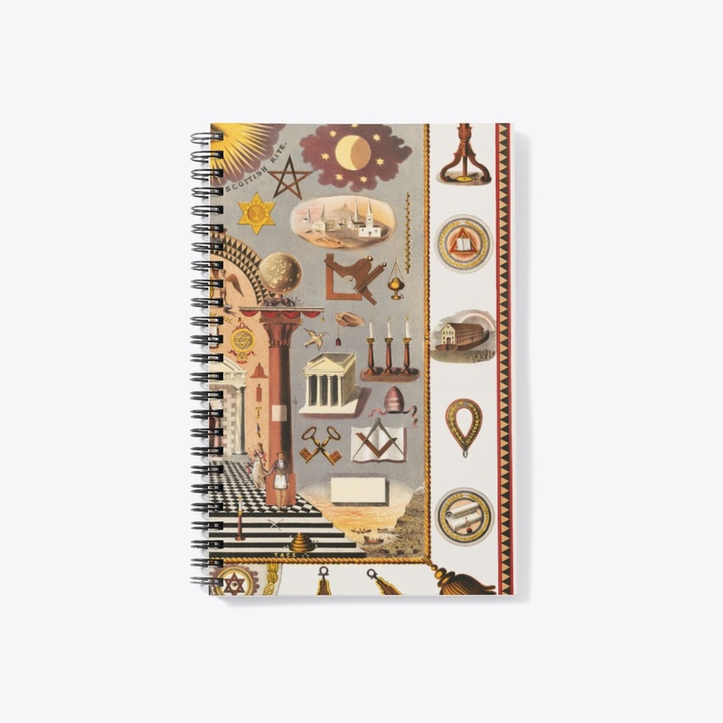 Masonic chart Notebook