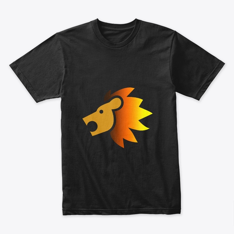 Lion T-shirt for fearless people.