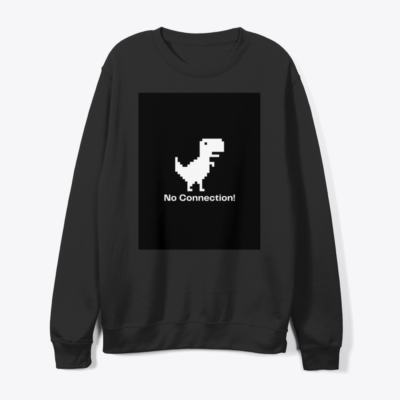 Black and White Simple Dino T-Shirt