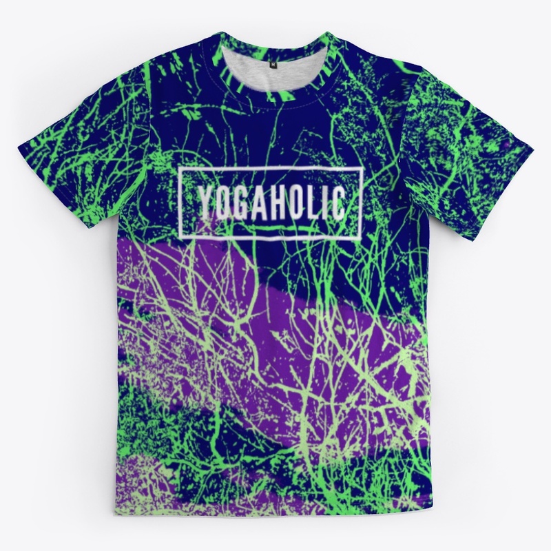 Yogaholic - Yoga Tie-Dye Camouflage Art