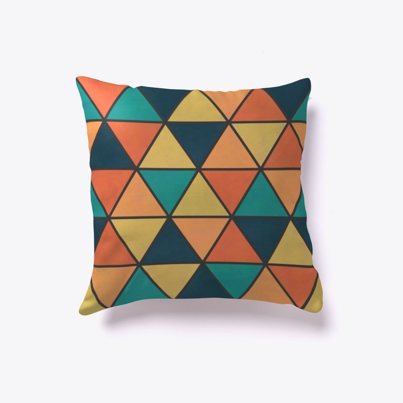 Colorful Triangle Abstract Pattern