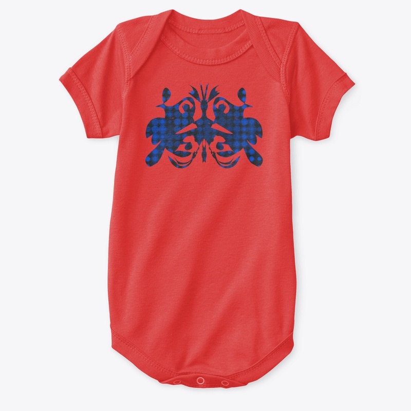 Blue Butterfly Design