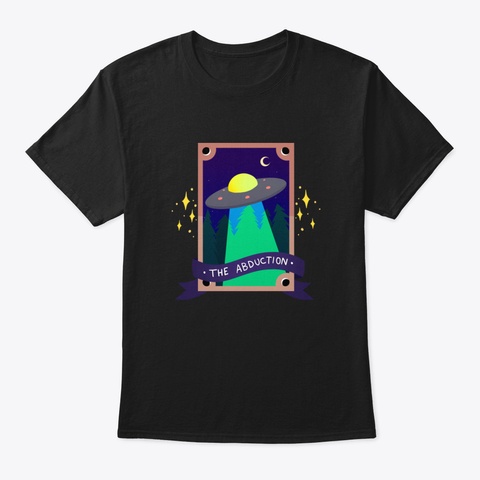Tarot Abduction Black T-Shirt Front