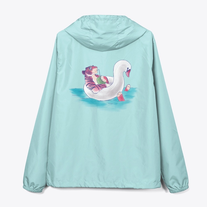 Remote work windbreaker