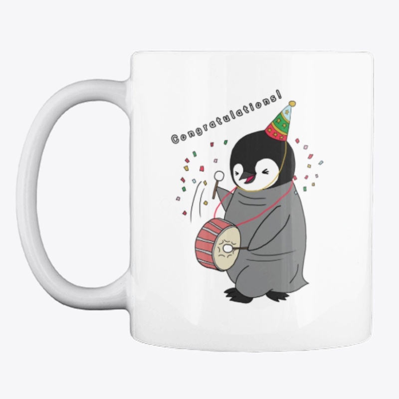 Congratulations - Cute Baby Penguin