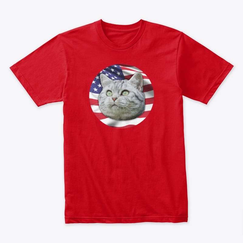 Patriotic Cat Logo