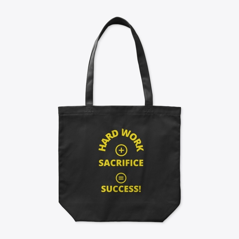 Hard Work + sacrifice =Success(Yellow)