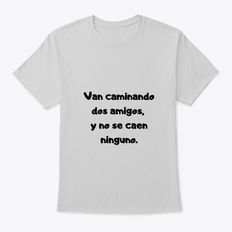 Van 2 amigos , y no se caen ninguno