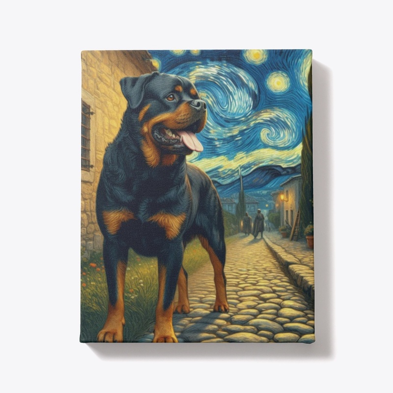 Rottweiler on street