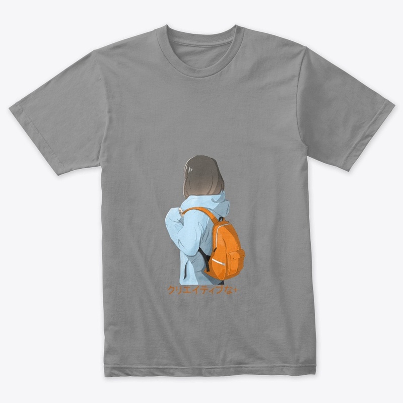 Orange bag T-shirt