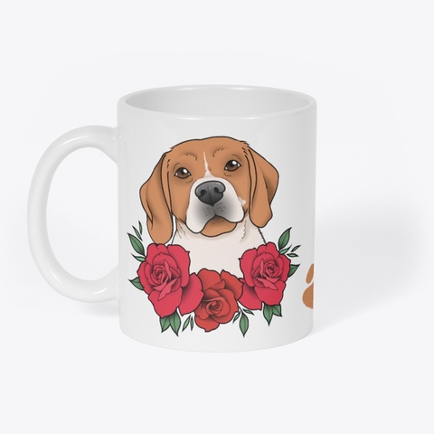Ridglan Beagle Rescue Trial Mug White T-Shirt Front