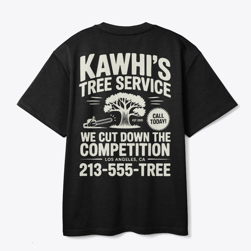 Kawhi’s Tree Service Tee, Shirts, Mug