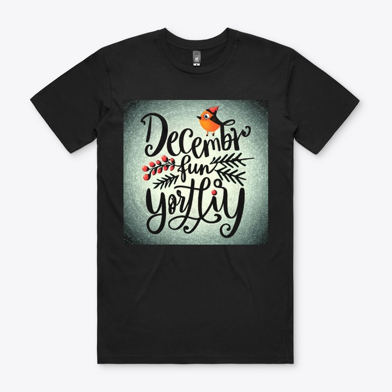 December  Frosty  Birthday Bliss t-shirt