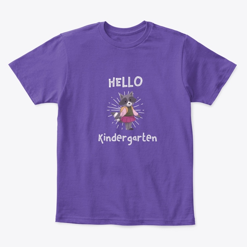 HELLO KINDERGARTEN RACCOON