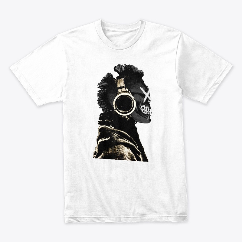 Skull Metal Head with Mohawk 