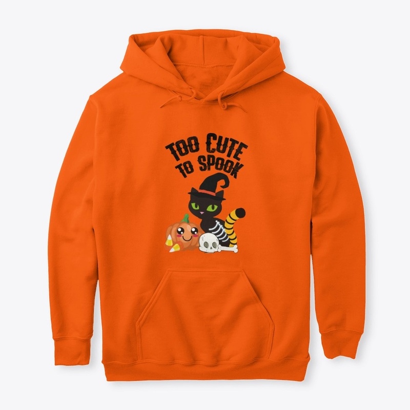 Cute Halloween Pumpkin Black Cat