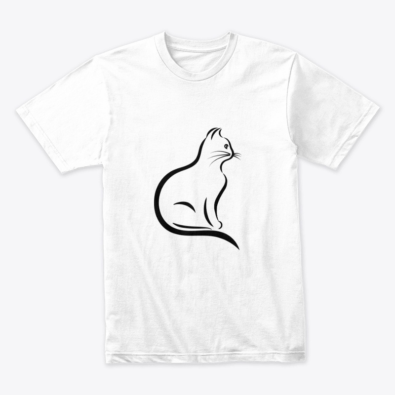 cat black and white