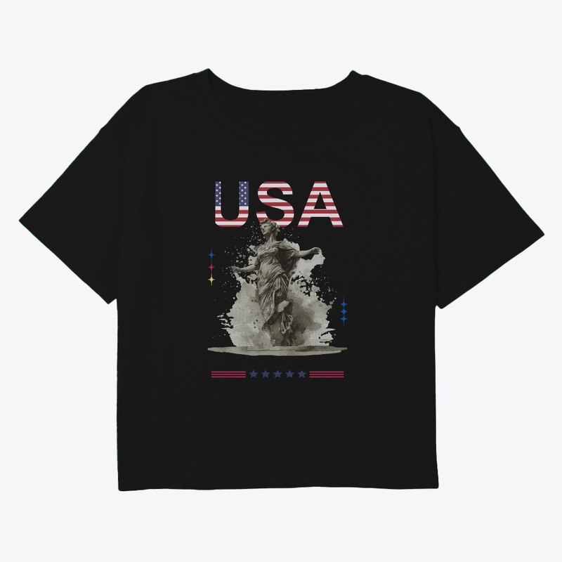 USA,symbol USA,T-shirt