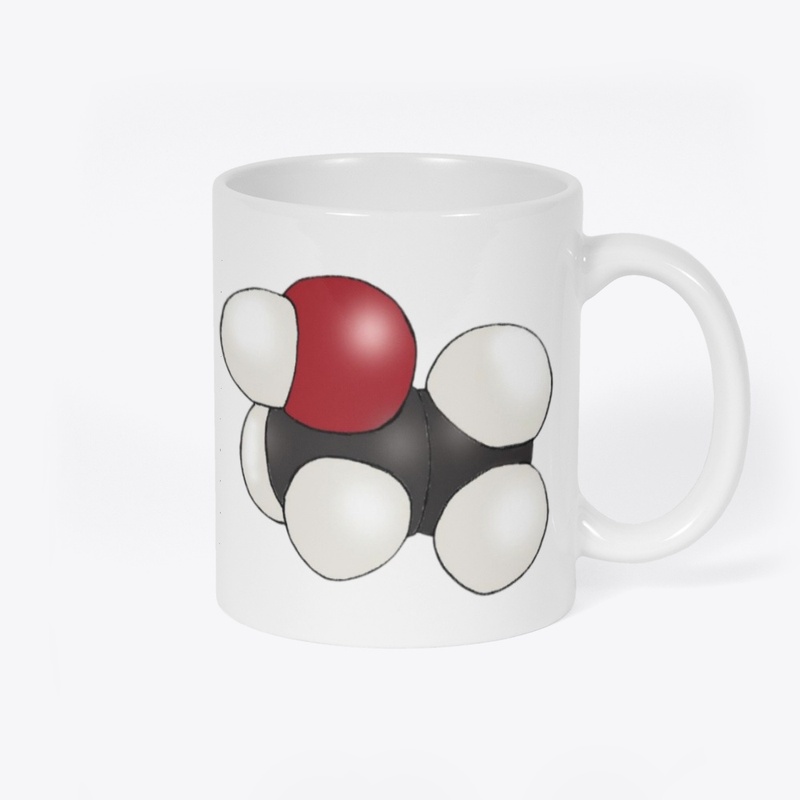 Ethanol Molecul "fyllehund" 