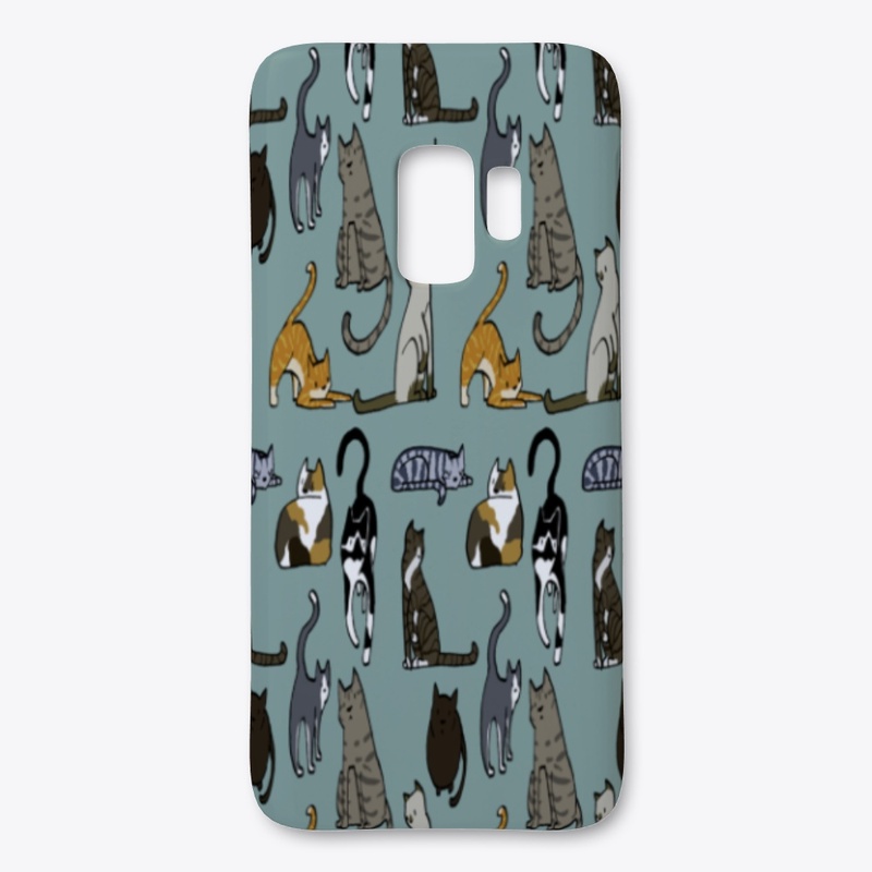Colorful Cat Pattern Cases