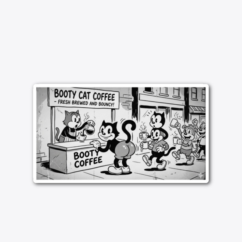 Booty Cat Coffee Shop Merch