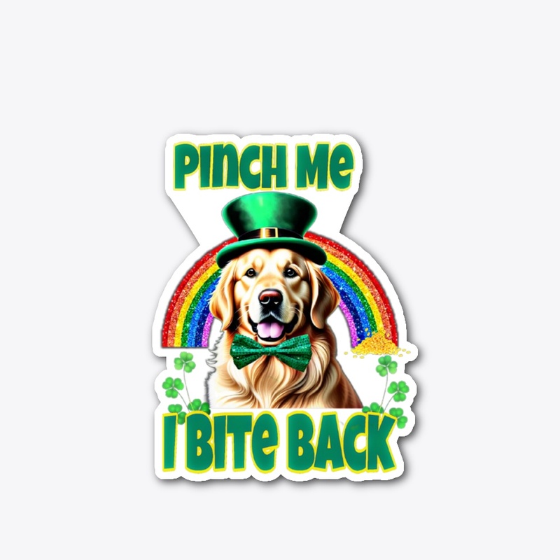 Golden Retriever St Patrick's Day