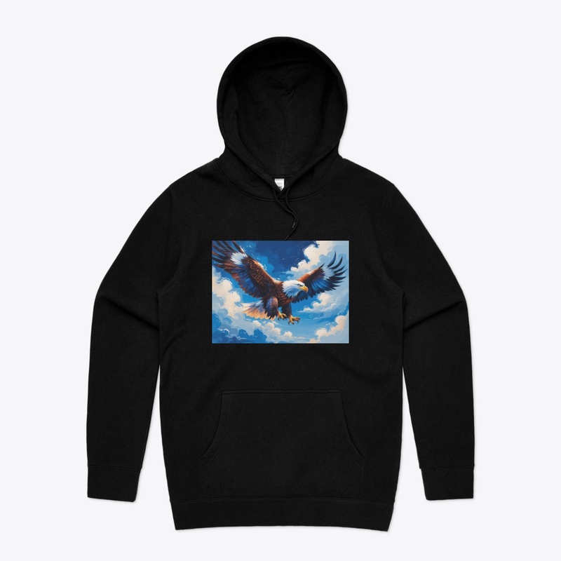 Majestic Bald Eagle in Flight