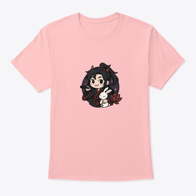 Wei Wuxian Chibi Art | Flute &amp; Bunny