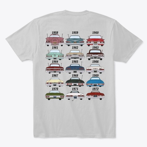 Best Shirt  Light Heather Grey  áo T-Shirt Back