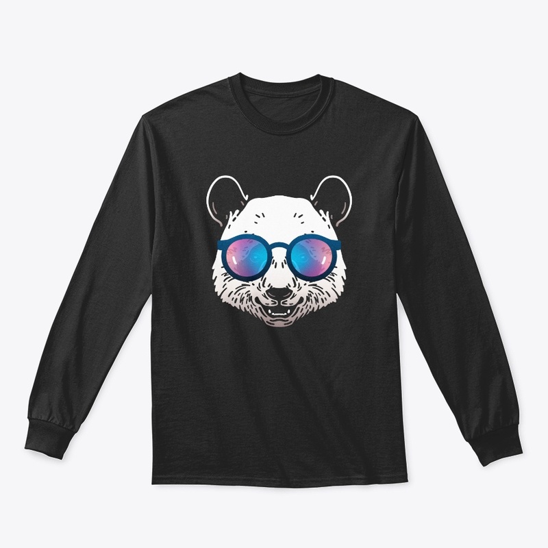 Cute Panda in Sunglasses (Colored+sg06)