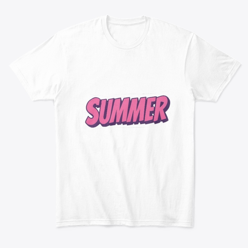 Bold Comic-Style "SUMMER" Typography
