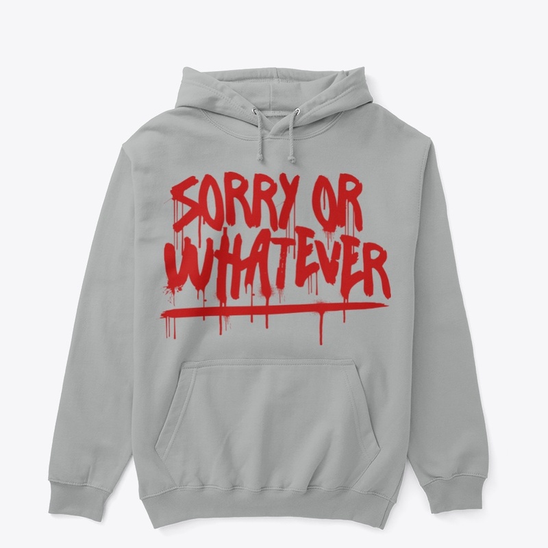 Amazing "Sorry or whatever" painting