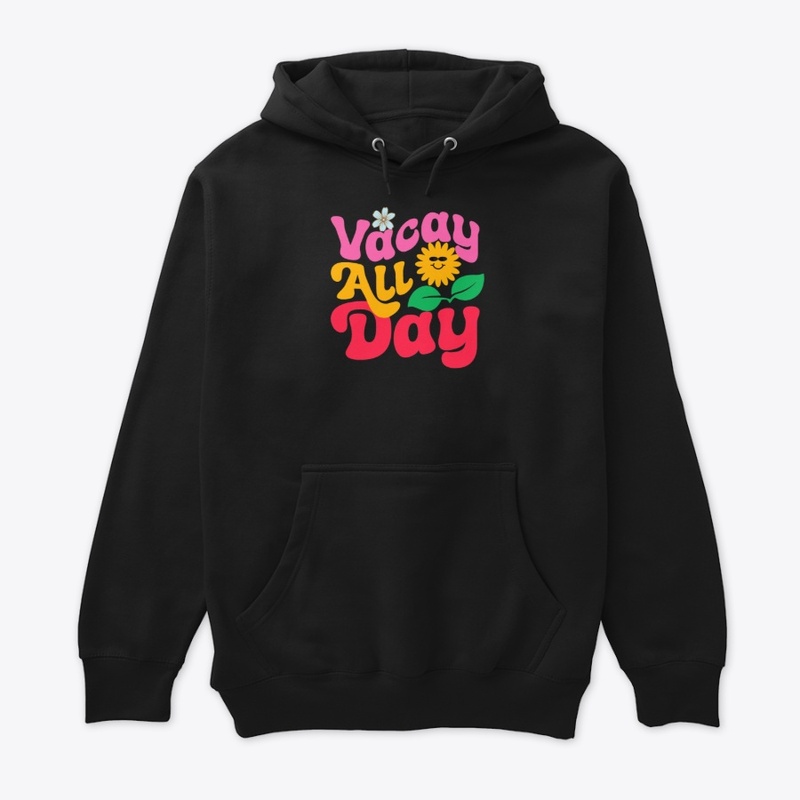 Vibrant "Vacation All Day" Summer Design