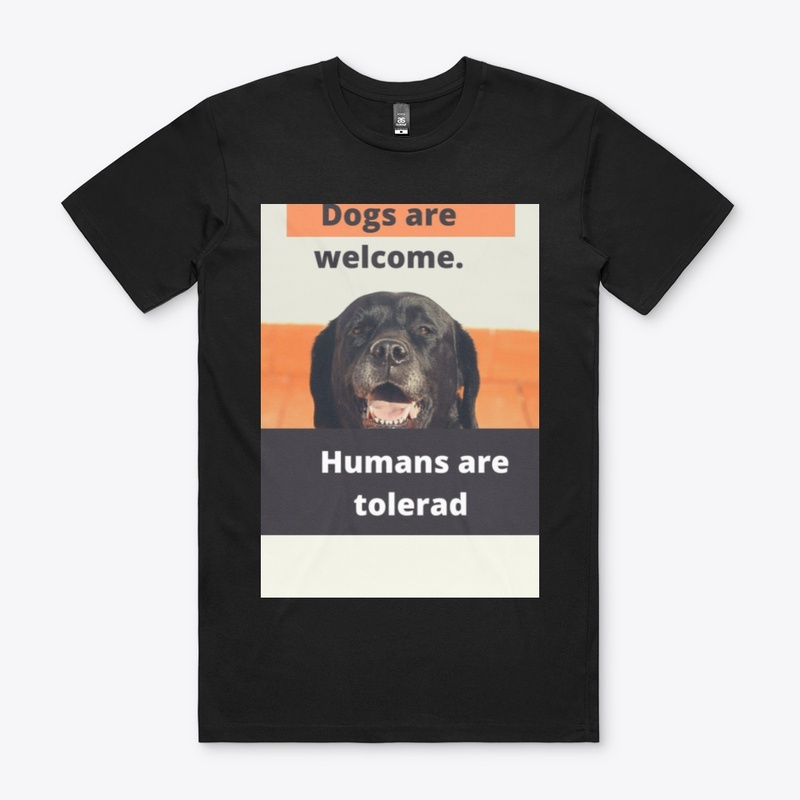 Dogs are welcome.