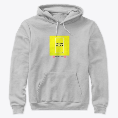 Creators Block By Rota.Nyc Athletic Heather T-Shirt Front