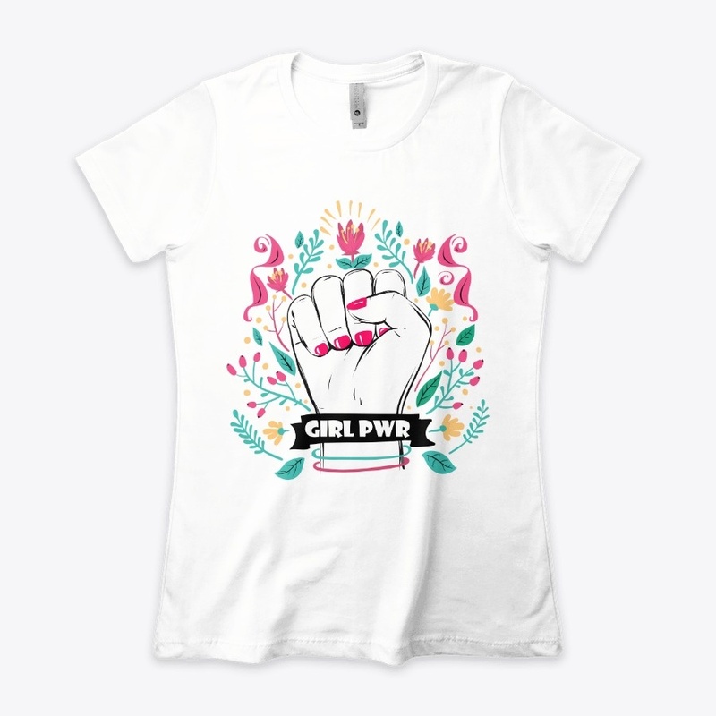 Feminism Girls Power T-shirt Designs 
