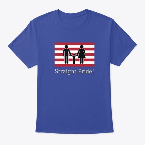 Take Pride! Deep Royal T-Shirt Front